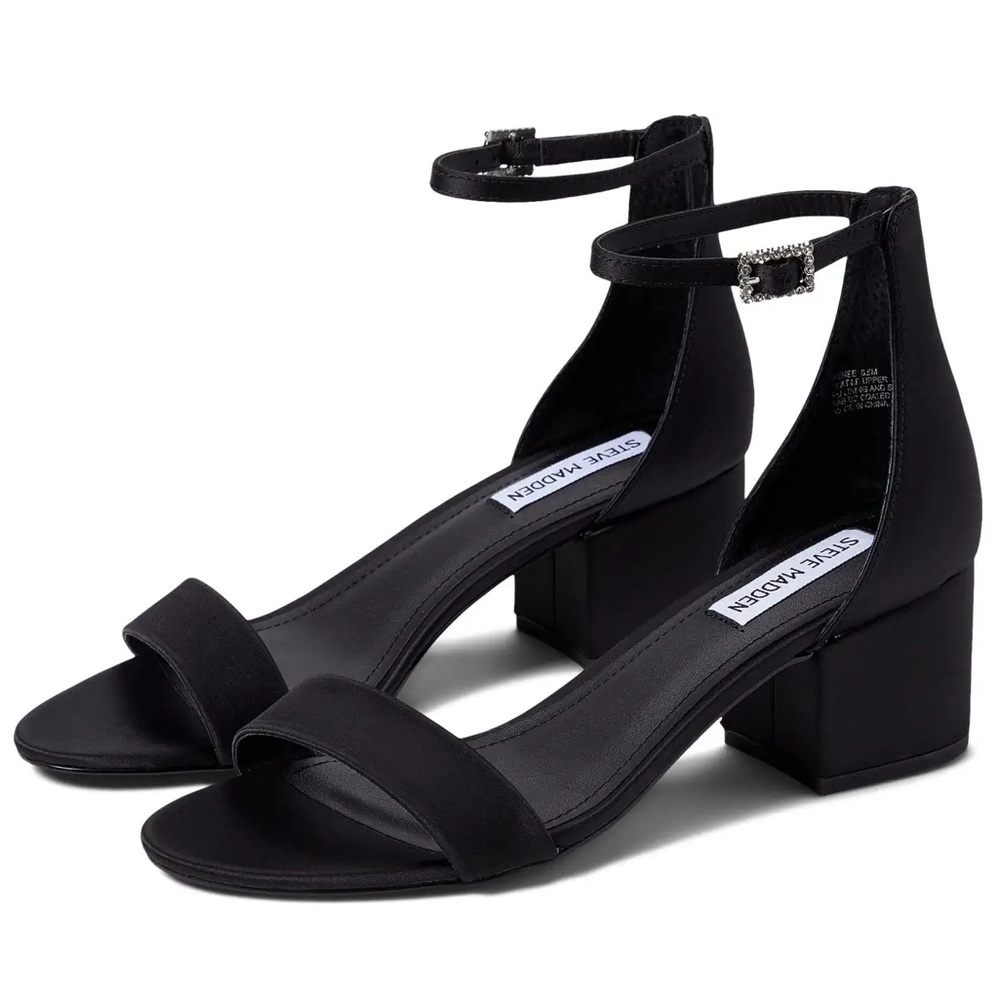 Steve Madden Irenee Suede Sandal in Black